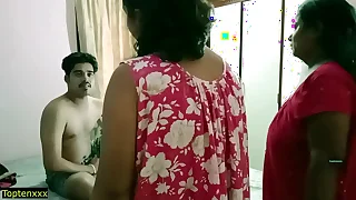 Desi bhabhi increased by will not hear of stepsister Fescennine devar masturbate&excl; Indian intercourse